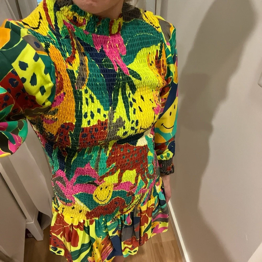 Farm Rio Colorful Dress - XS - Picture 2 of 6